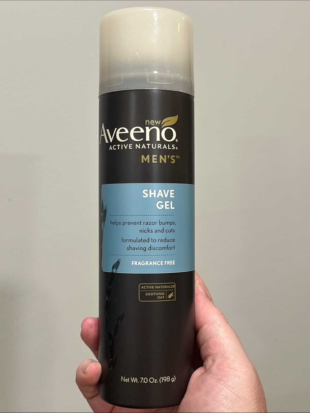 Aveeno Active Naturals Men's Shave Gel Fragrance Free (7 oz) Discontinued/HTF